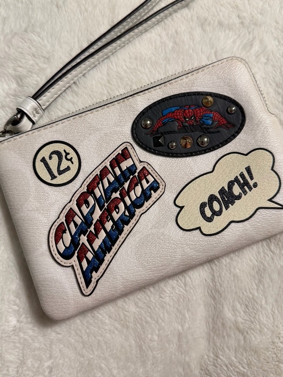 Coach Handbags - Coach X Marvel limited edition patch wristlet